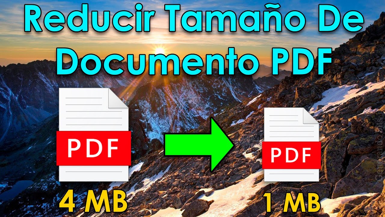 Reducir Tamaño Pdf