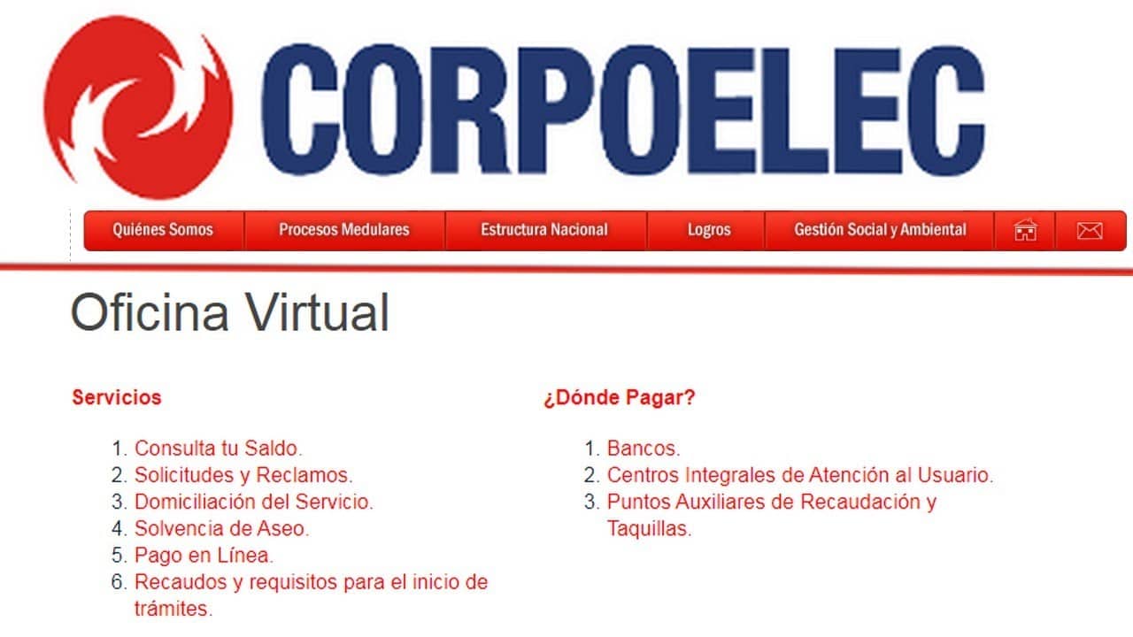 Corpoelec.com Ve
