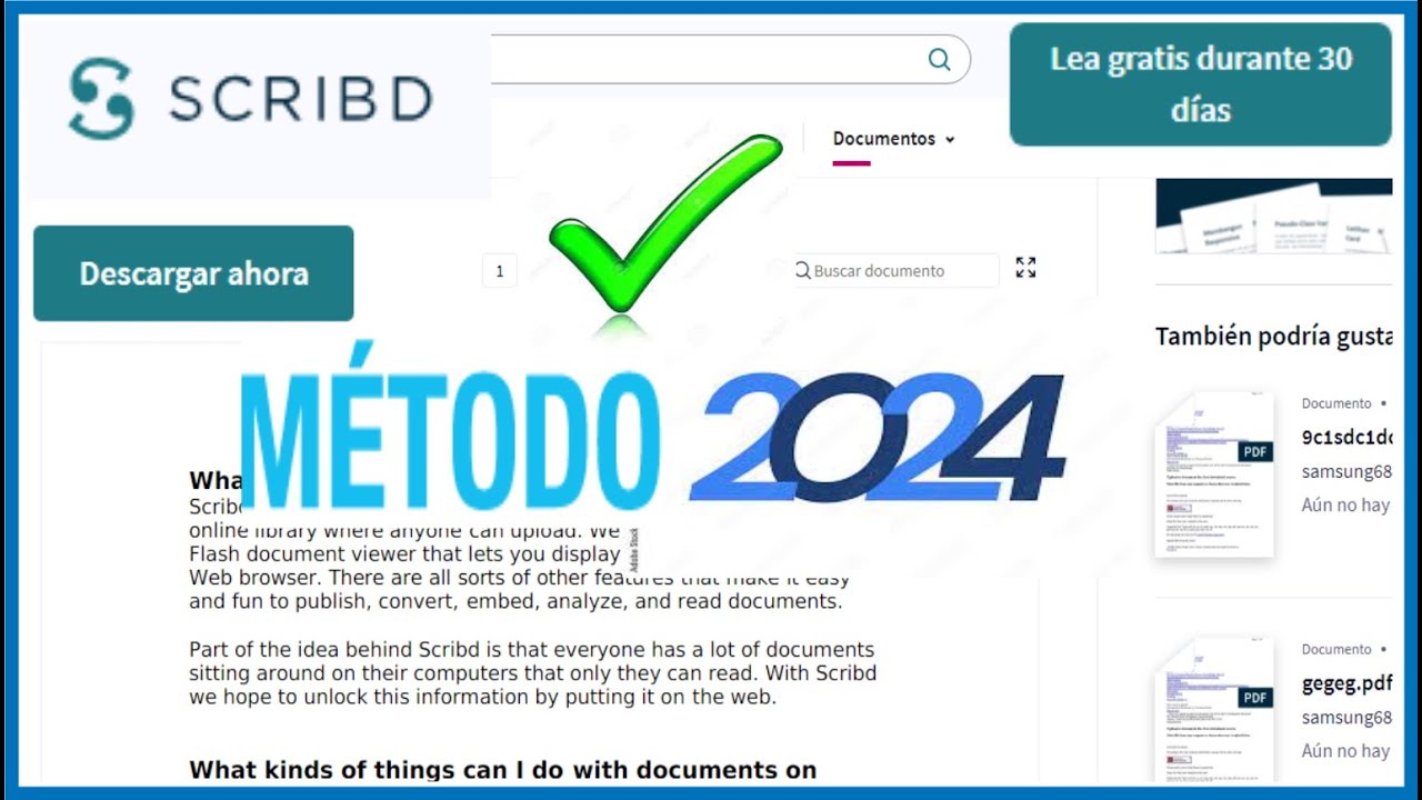 Descargar Scribd Gratis