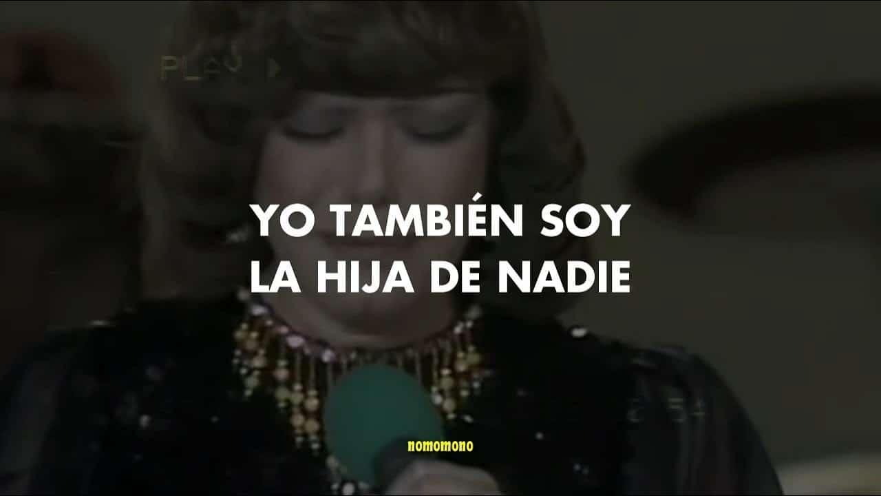 La Hija De Nadie Letra