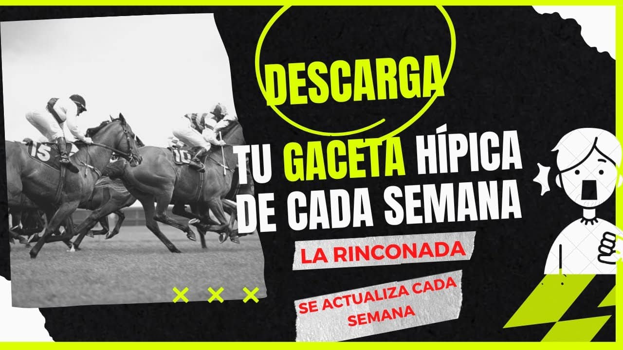 Gaceta Hipica: Gaceta Hípica la guía para descargar el PDF de las carreras