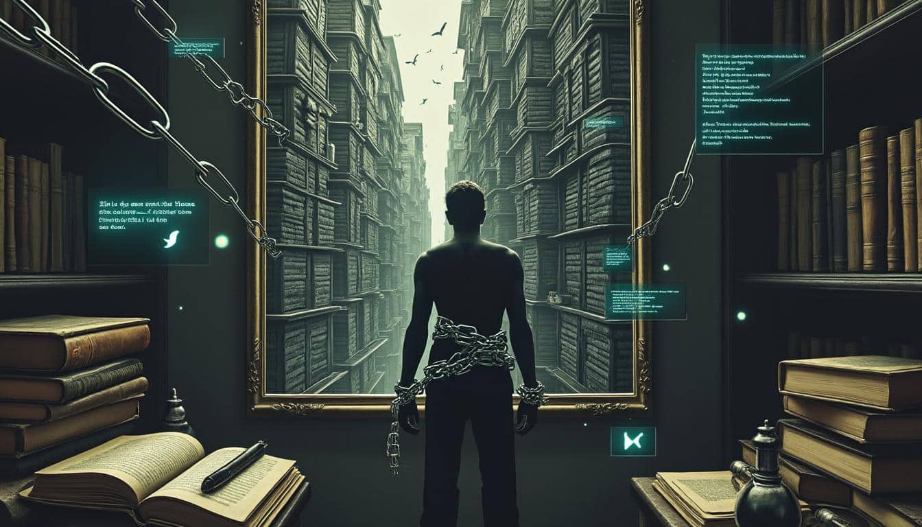 descubre por qué 'manacled' genera controversia entre los puristas de la literatura y cómo esta historia de internet desafía las convenciones tradicionales del género.